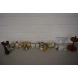 VARIOUS ORNAMENTS, THIMBLES ETC