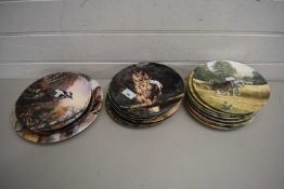 QUANTITY OF COLLECTORS PLATES TO INCLUDE WEDGWOOD 'KEEPERS OF THE NIGHT', ROYAL DOULTON 'AS ONCE