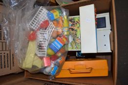 ONE BOX MIXED BOARD GAMES AND CHILDREN'S TOYS