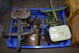 MIXED KITCHEN SCALES, BLOW TORCH ETC