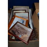 BOX OF MIXED PICTURES