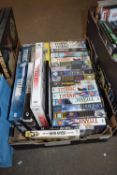 ONE BOX OF VIDEOS AND DVDS RELATED TO TITANIC