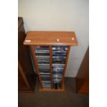 SMALL SHELF UNIT CONTAINING A LARGE QUANTITY OF CDS