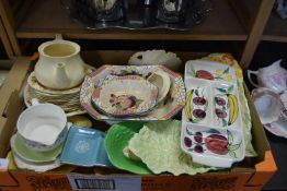 ONE BOX OF TEA WARES ETC