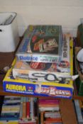 THREE BOXED VINTAGE RACING GAMES TO INCLUDE MATCHBOX (NOT CHECKED FOR COMPLETENESS)