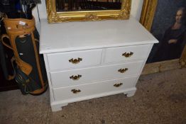 CREAM PAINTED FOUR DRAWER CHEST