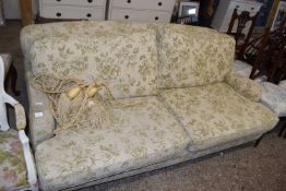 FLORAL UPHOLSTERED THREE-SEATER SOFA