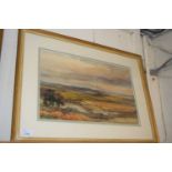 HUGH WRIGHT-RUDBY, VIEW OF HEREFORDSHIRE, WATERCOLOUR, F/G