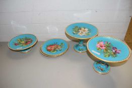 19th century English porcelain teawares