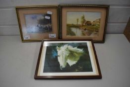 THREE SMALL FRAMED PICTURES