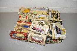 BOXED TOY VEHICLES, MAINLY LLEDO DAYS GONE