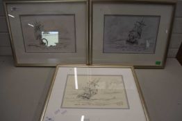 KENNETH GRANT, THREE STUDIES, TALL SHIPS