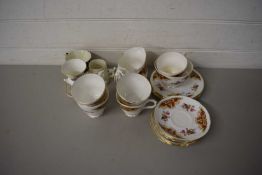 QUANTITY OF DUCHESS FLORAL DECORATED TEA WARES AND OTHER ITEMS