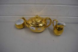 ROYAL WORCESTER GOLD LUSTRE COFFEE SET