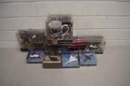 BOXED MODERN TOY AEROPLANES, WORLD WAR COMMEMORATIVE TANKS AND OTHER ITEMS PRODUCED FOR MARKS &