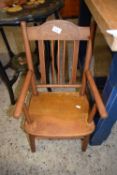 SMALL EARLY 20TH CENTURY CHILD'S STICK BACK CHAIR