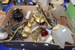 VARIOUS LIGHT FITTINGS AND OTHER ITEMS