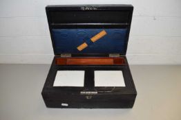 VINTAGE LEATHERBOUND WRITING BOX