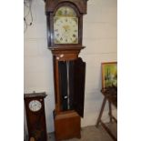 J WILKINSON, LEICESTER, GEORGIAN OAK CASED 30-HOUR LONGCASE CLOCK (REQUIRING RESTORATION)