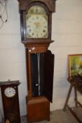 J WILKINSON, LEICESTER, GEORGIAN OAK CASED 30-HOUR LONGCASE CLOCK (REQUIRING RESTORATION)