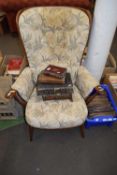 ERCOL STICK BACK ARMCHAIR