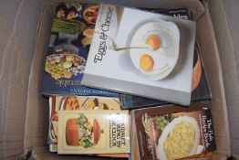 LARGE BOX OF MIXED BOOKS - COOKERY INTEREST