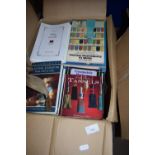 ONE BOX OF MIXED BOOKS - NEEDLE AND SEWING CRAFT INTEREST