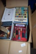 ONE BOX OF MIXED BOOKS - NEEDLE AND SEWING CRAFT INTEREST