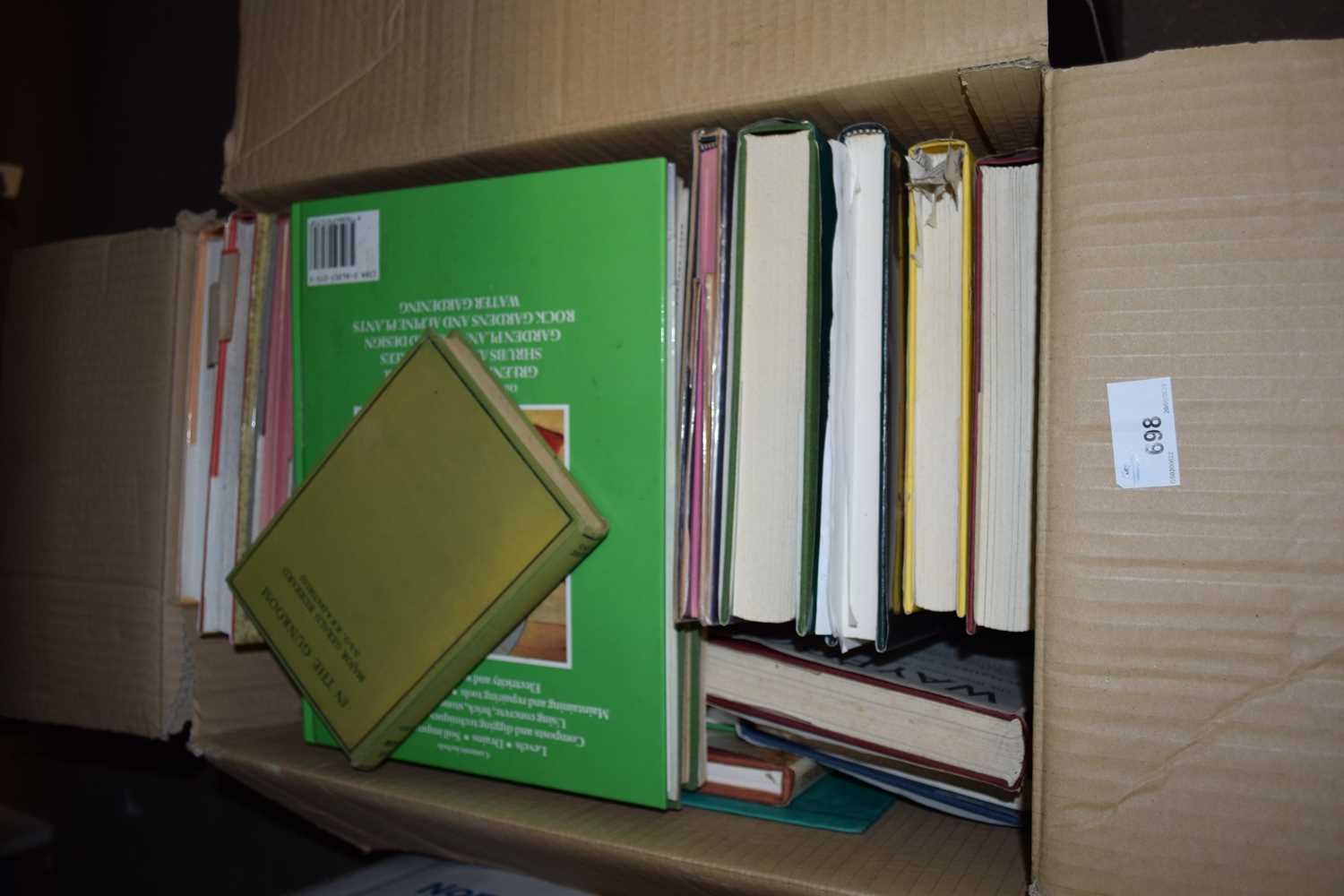 ONE BOX OF MIXED BOOKS