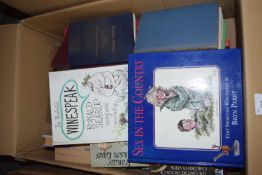 ONE BOX OF MIXED BOOKS