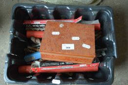 ONE BOX OF MIXED DRILL BITS ETC