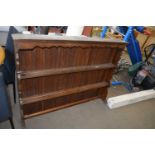 OAK DRESSER BACK