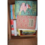 ONE BOX OF MIXED BOOKS - CHILDRENS INTEREST TO INCLUDE A RANGE OF PENGUIN