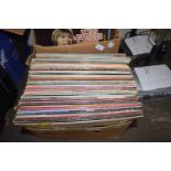 ONE BOX OF MIXED RECORDS