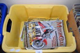 TWO BOXES OF CLASSIC MOTORCYCLE MAGAZINES