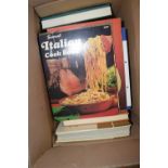 ONE BOX OF MIXED BOOKS