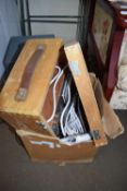 VINTAGE HIGH CURRENT OHMMETER AND QUANTITY OF WIRE