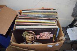 ONE BOX OF MIXED RECORDS