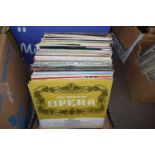 ONE BOX OF MIXED RECORDS