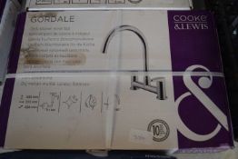 Boxed Cook & Lewis deck kitchen mixer tap, model Gordale