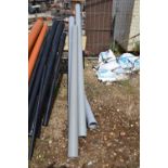 4mixed lengths of 110mm pvc-u piping. lenghts up to 2.6 meters