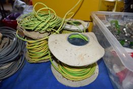 Four part reels of earth wire