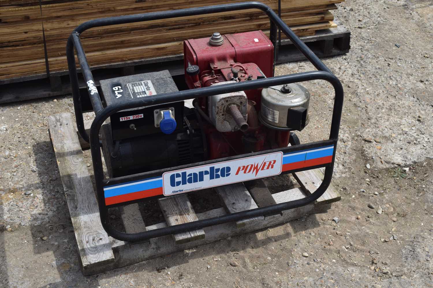 Clarke power petrol generator model no. CPB4002