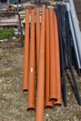 5 3 meter lengths of 110mm R/S SKT Pipe