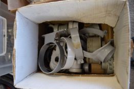 Box containing mixed waste joints and brackets