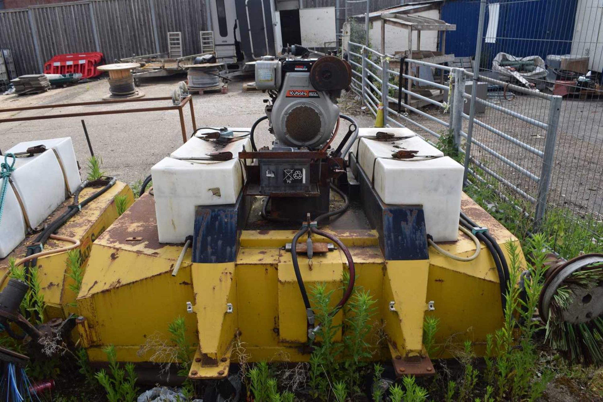 Teleporter sweeper attachment with a Kabuta diesel engine - Image 2 of 2