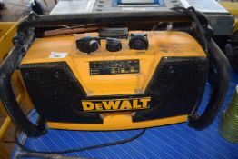 240v De Walt site radio