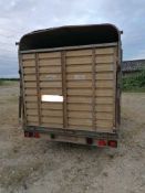 12ft x 6ft livestock trailer, aluminium floor and gate. (Please note Lot is not on site at keys.