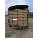 12ft x 6ft livestock trailer, aluminium floor and gate. (Please note Lot is not on site at keys.