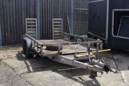 Ifor williams plant trailer 3500kg. Internal bed dimentions 1790 x 3000.